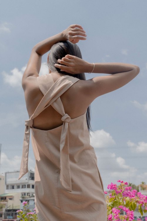 Marley Dress / Dark Oat