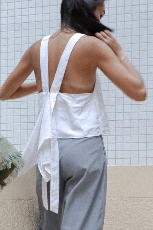 Echo Park Top / White