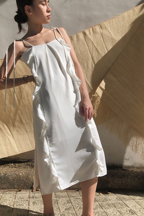 Lucilia Midi Dress / White