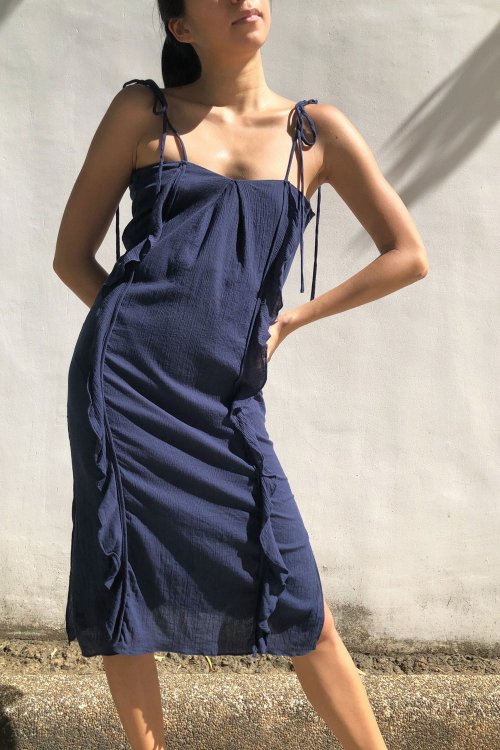 Lucilia Midi Dress / Navy