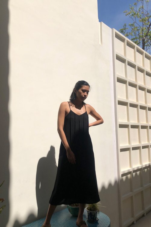 Celeste Midi Dress / Black