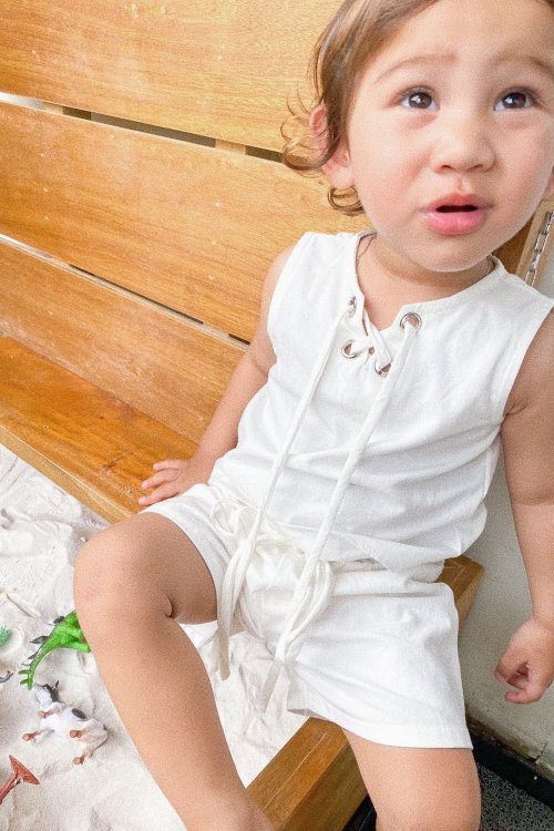 Little Kona Top / White