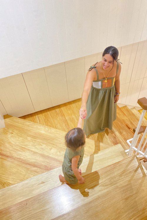 Lizzi Maxi Dress / Dark Olive Multi