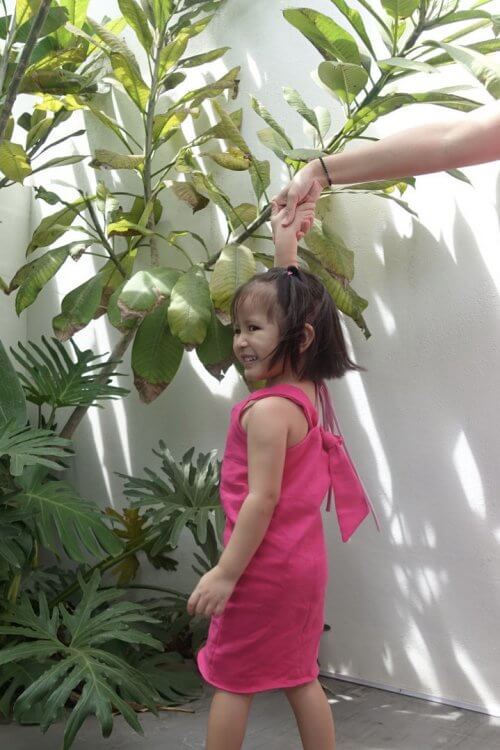 Little Kaya Dress (Thick & Skinny Straps) / 2-Tone Pink