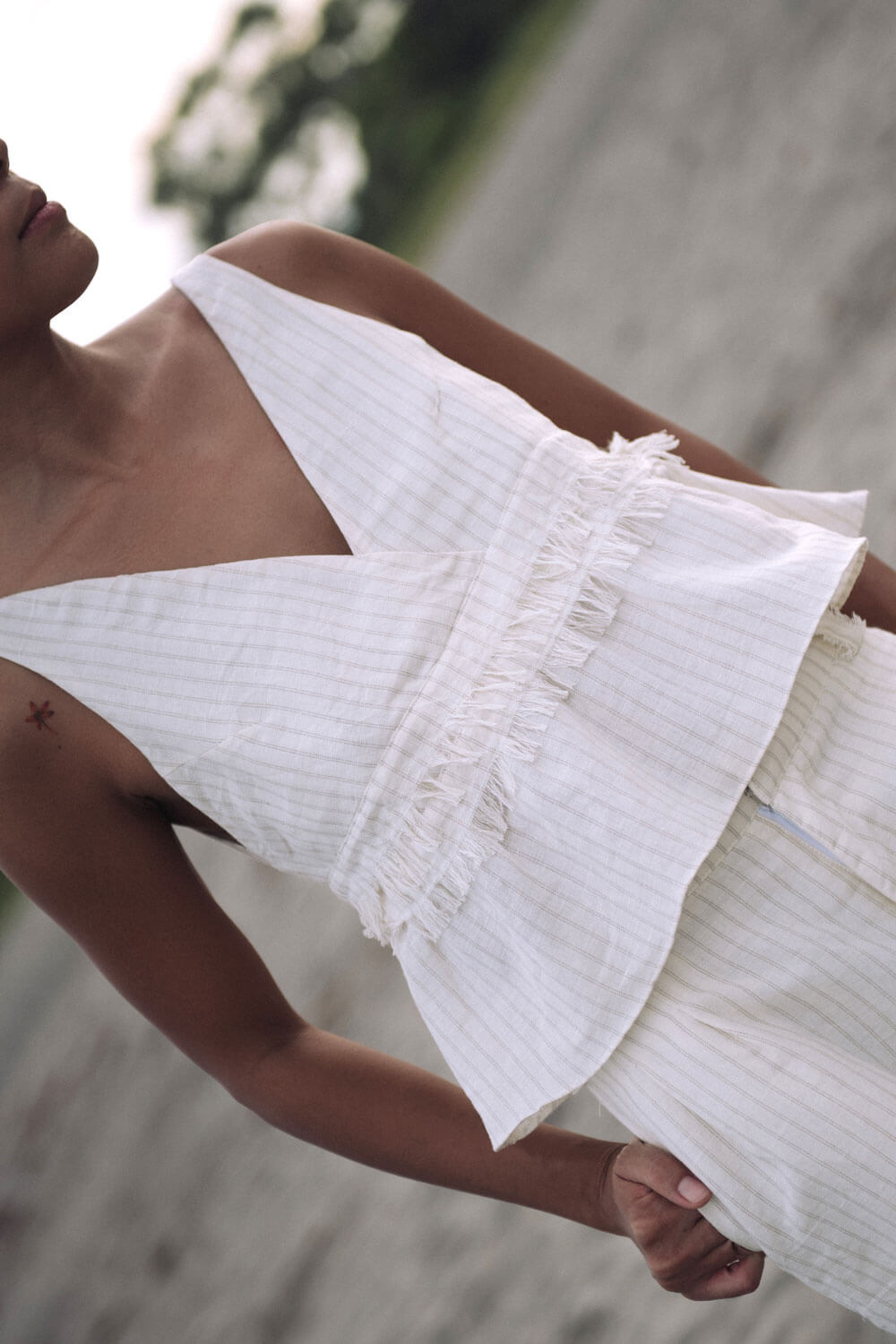 Belli Top / Cream Stripe