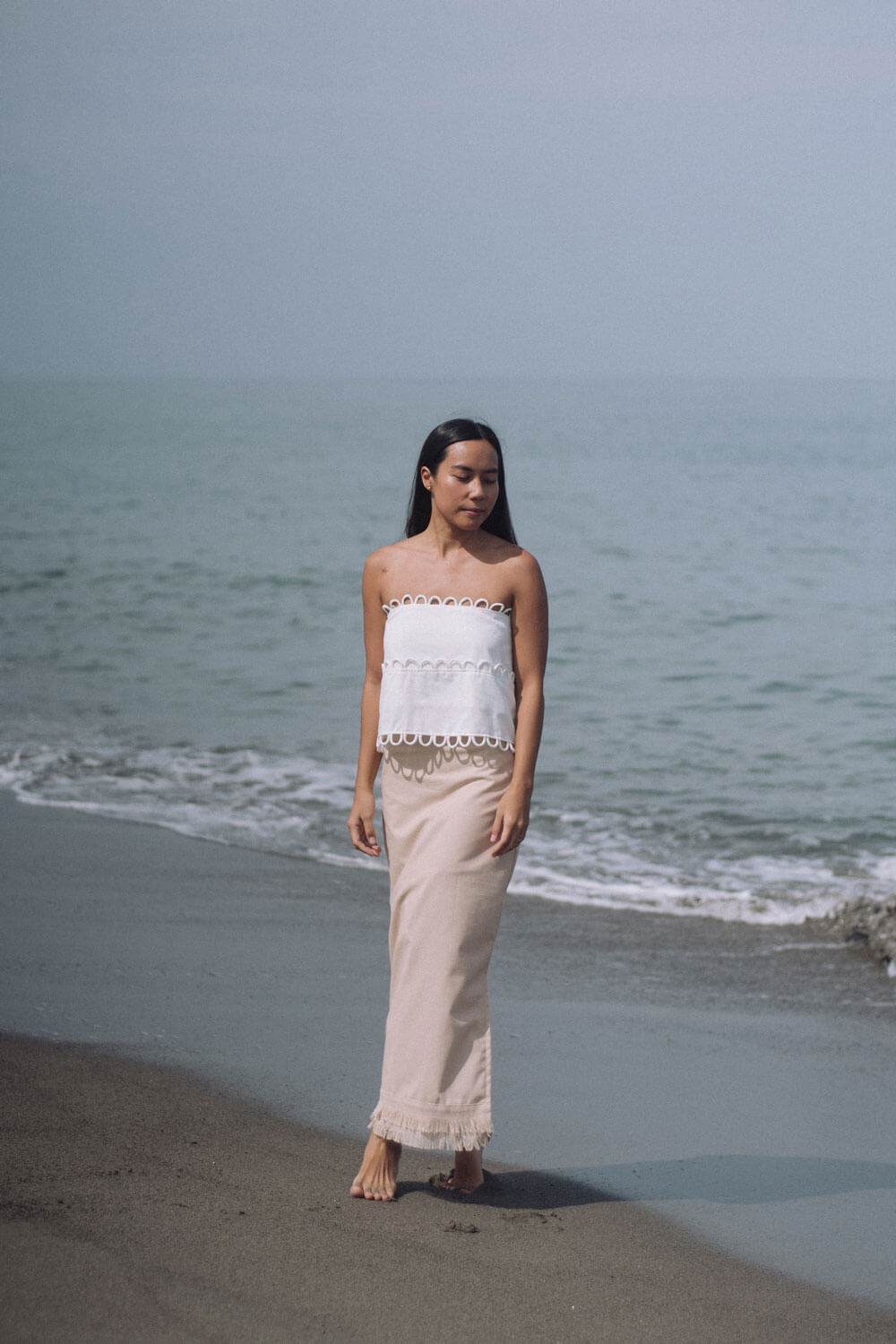 Leila Maxi Skirt / Dark Oat