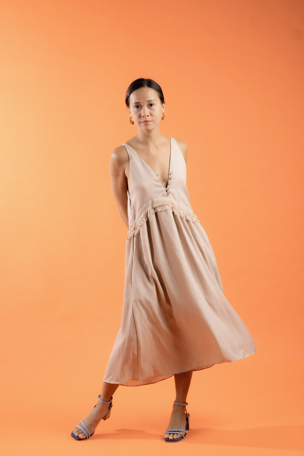 Ruiz Midi Dress / Oat