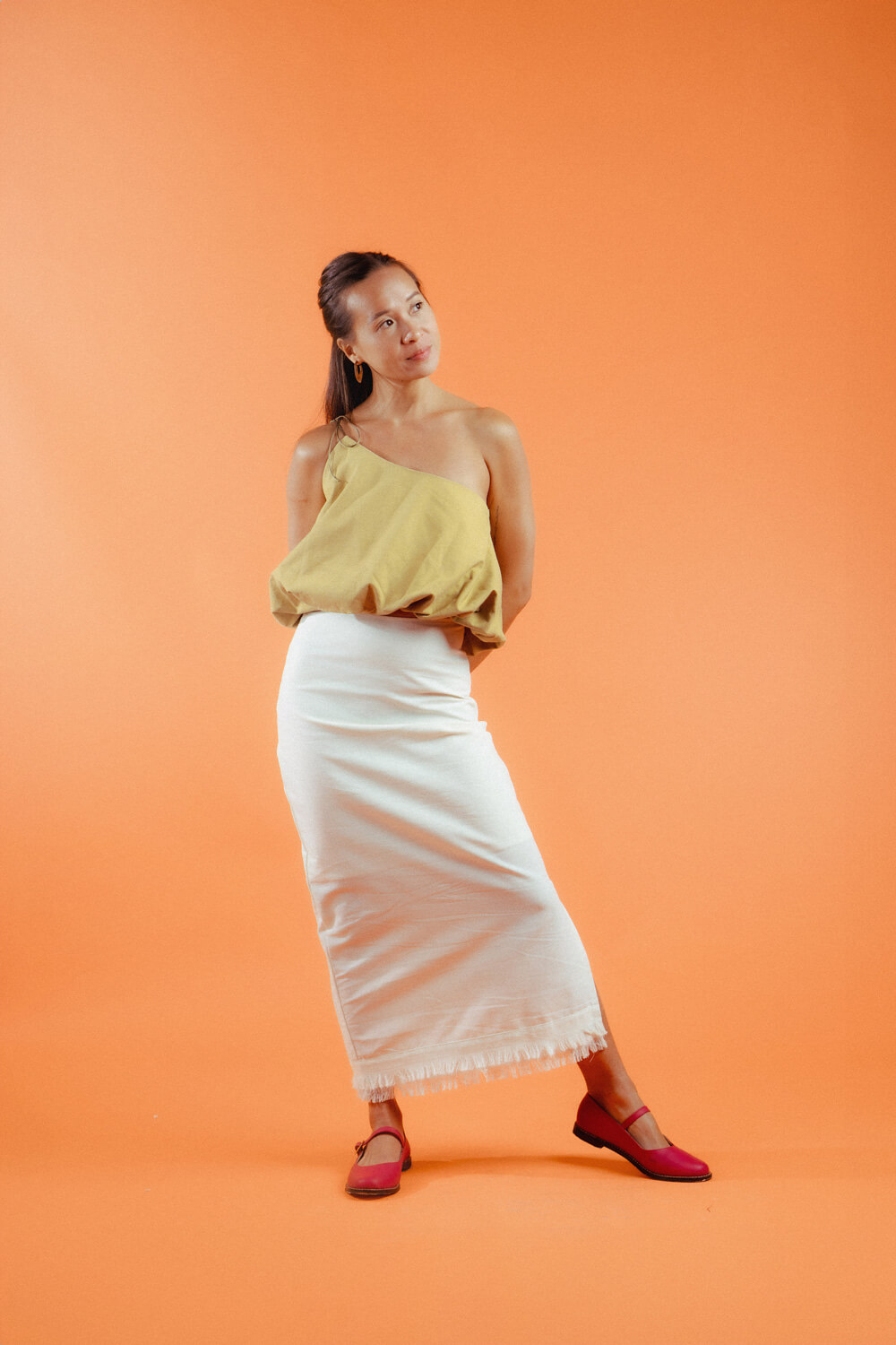 Leila Maxi Skirt / Off-White