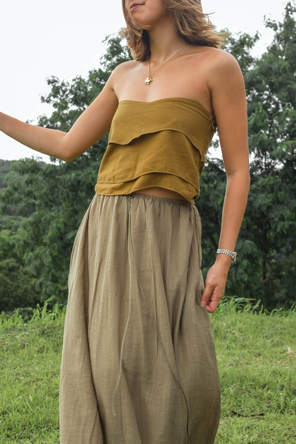 Arlo Tube Top / Moss