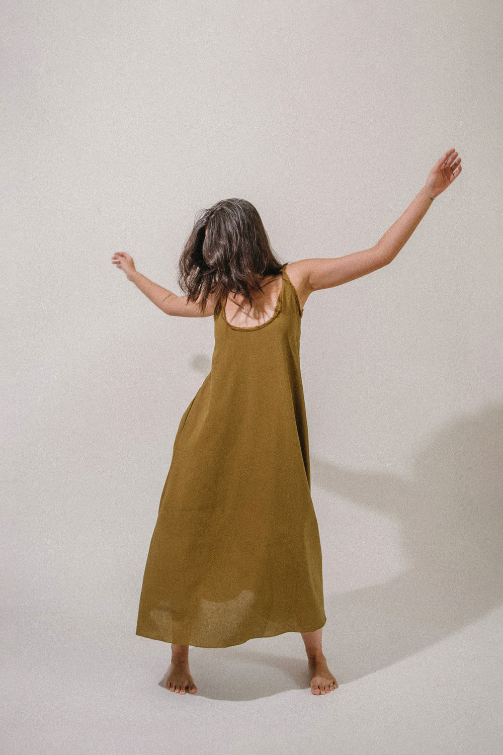 Simone Maxi Dress / Moss