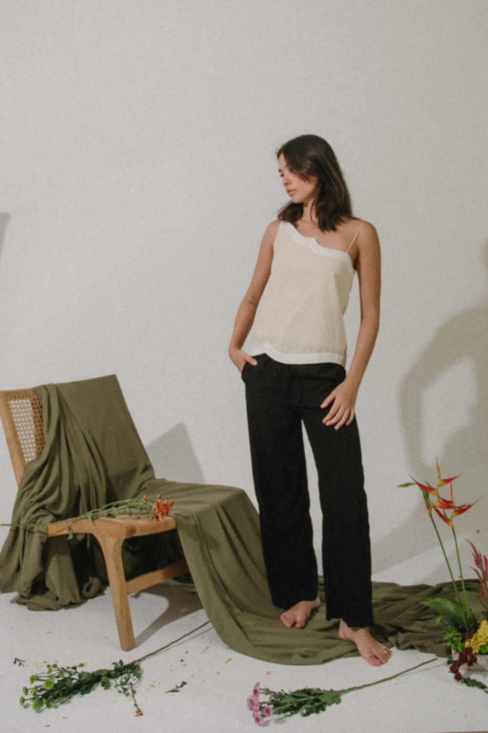 Juno Top / Light Oat & Crema