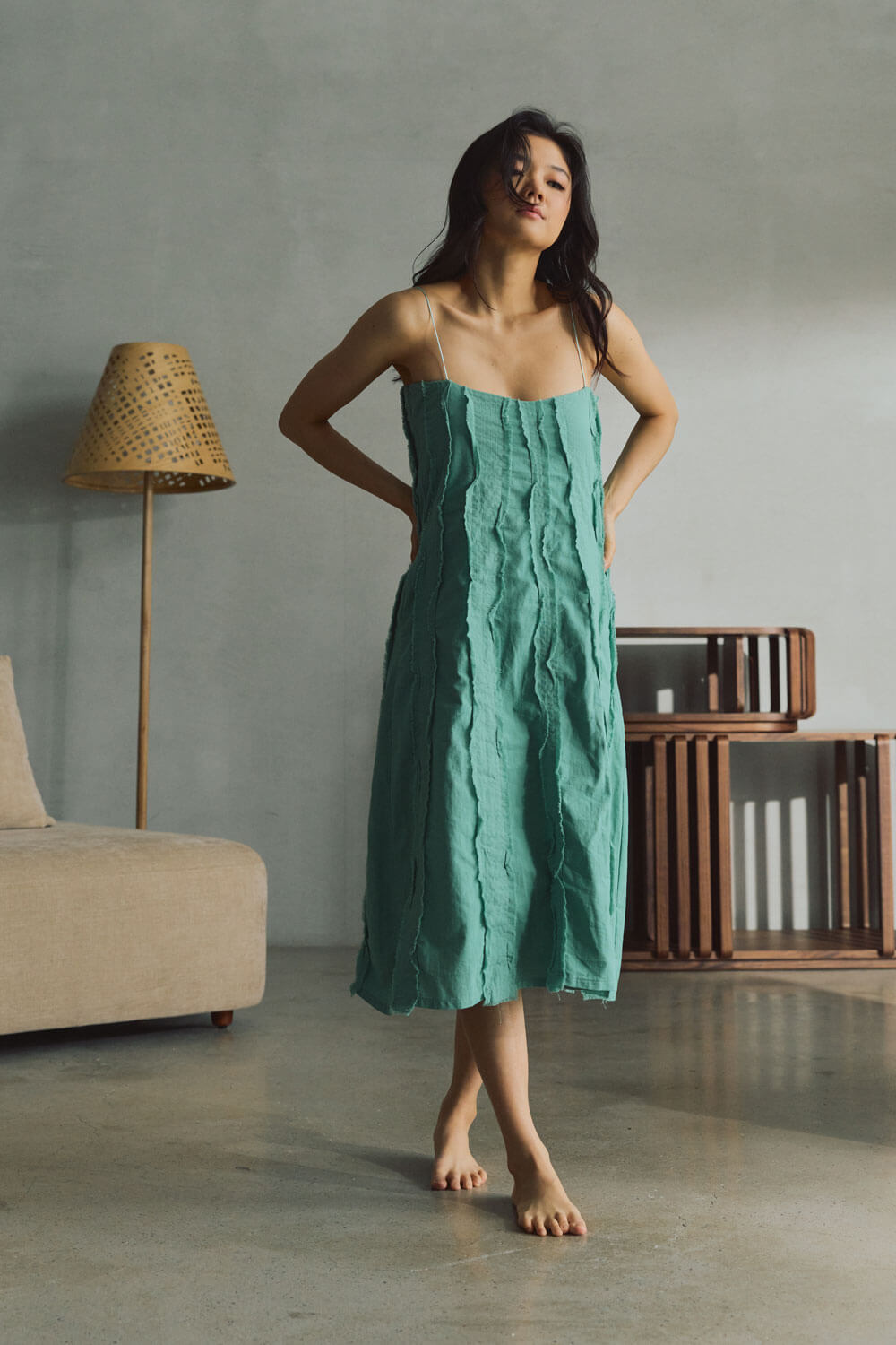 Milene Midi Dress / Robin's Egg Blue