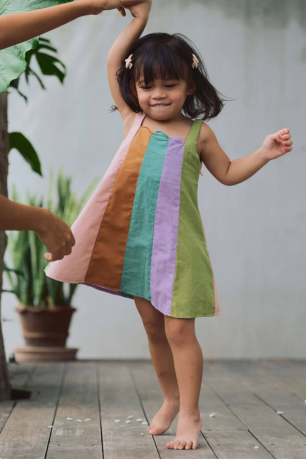 Little Tosca Dress / Multicolor Stripe 2.0