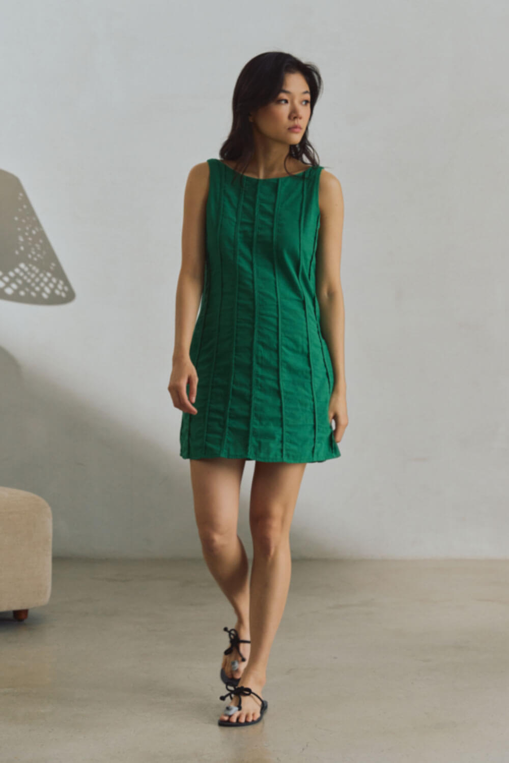 Roux Mini Dress / Kelly Green