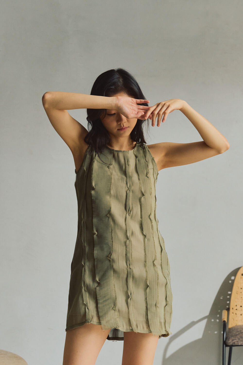 Mila Mini Dress / Artichoke